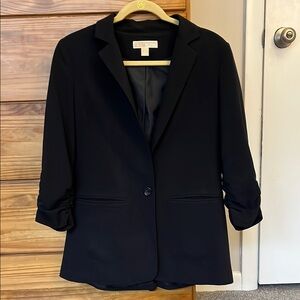 Michael Kors Black Blazer Tailored Professional Suit Jacket